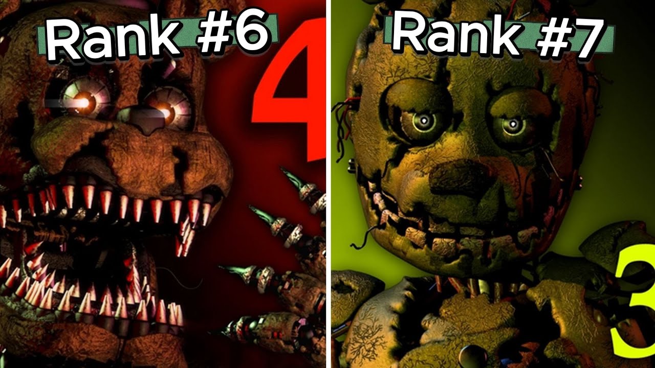 Какая игра FNAF НАИМЕНЬШАЯ СТРАШНАЯ?