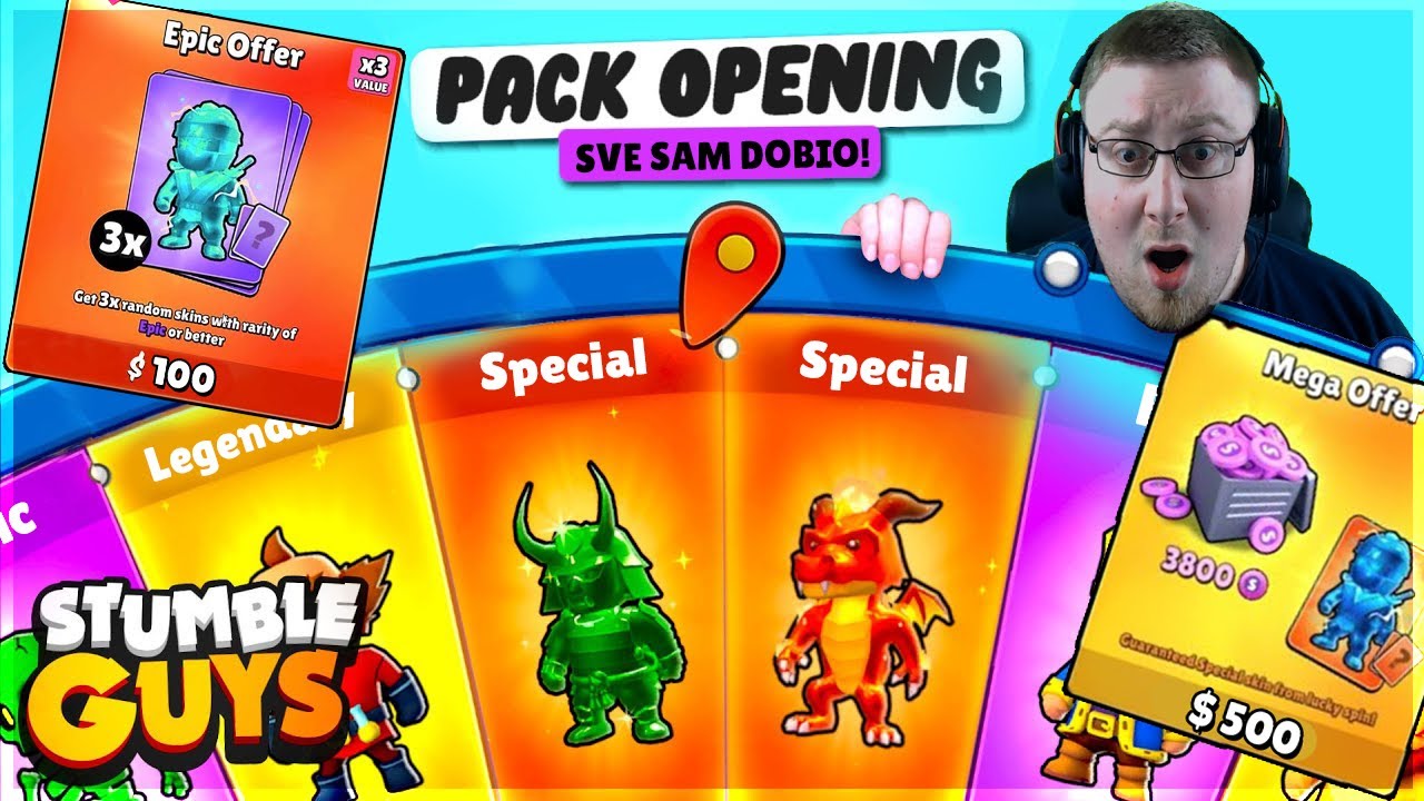 Kupujem SVE dok ne DOBIJEM SPECIAL SKIN *bankrotirao sam* - Stumble Guys