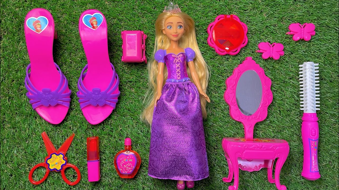 Mattel Disney Princess Dress Up Playset Toys | Satisfying with Unboxing Cute Frozen Elsa Doll | ASMR