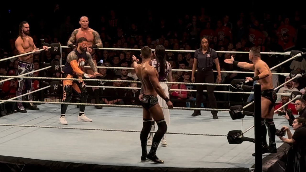 Randy Orton, Seth Rollins & Jey Uso vs Dominik Mysterio, Miz & Kaiser FULL MATCH - #WWE Live Event