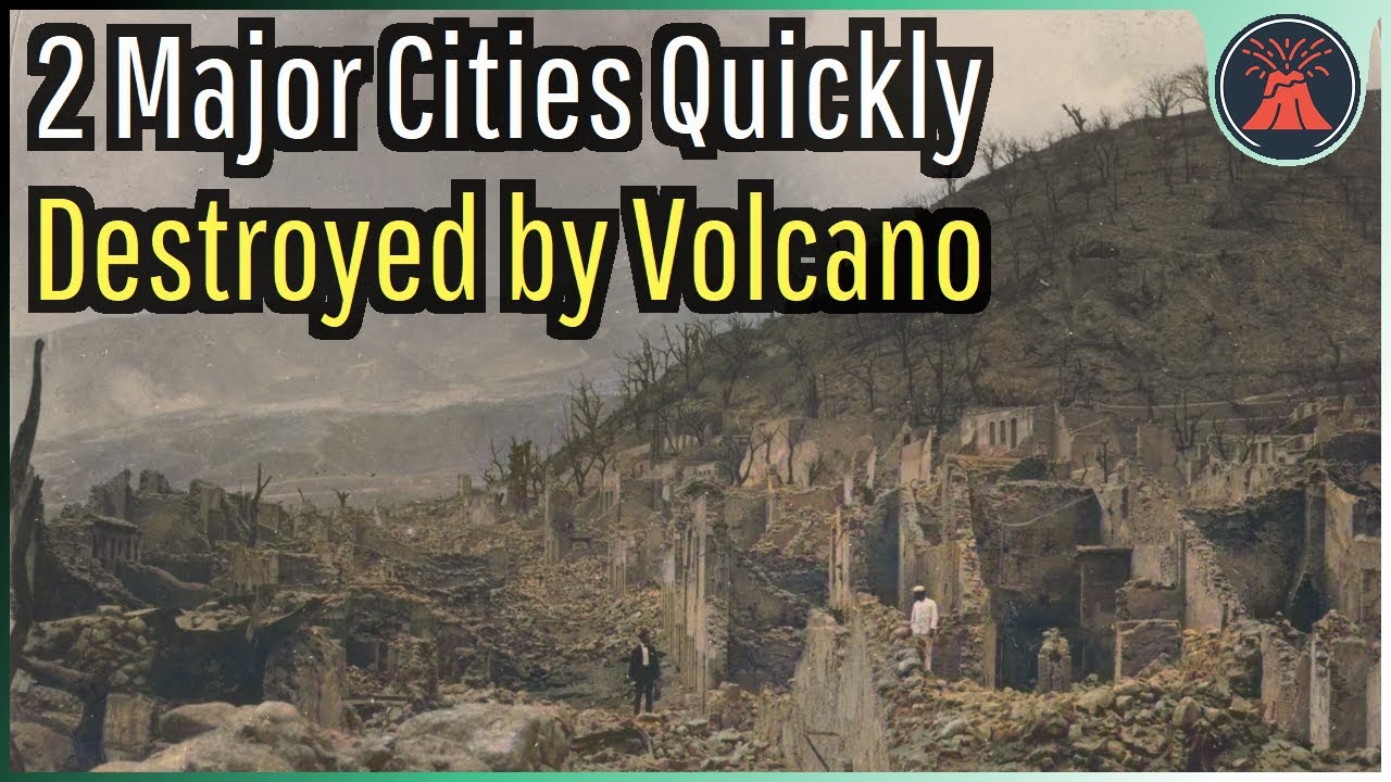 2 Large Cities Destroyed; Mount Pelee's Infamous Eruption