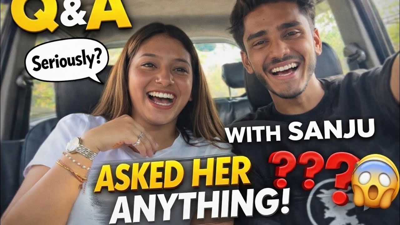 Question Answer Segment With Sanju | Funny Q&A in the Car 😂