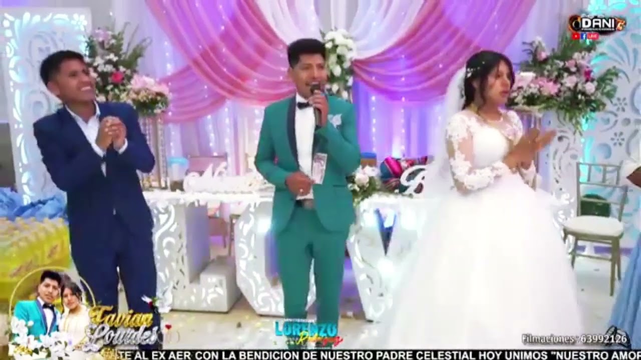 BODA DE FAVIAN Y LOURDES SUCRE BOLIVIA