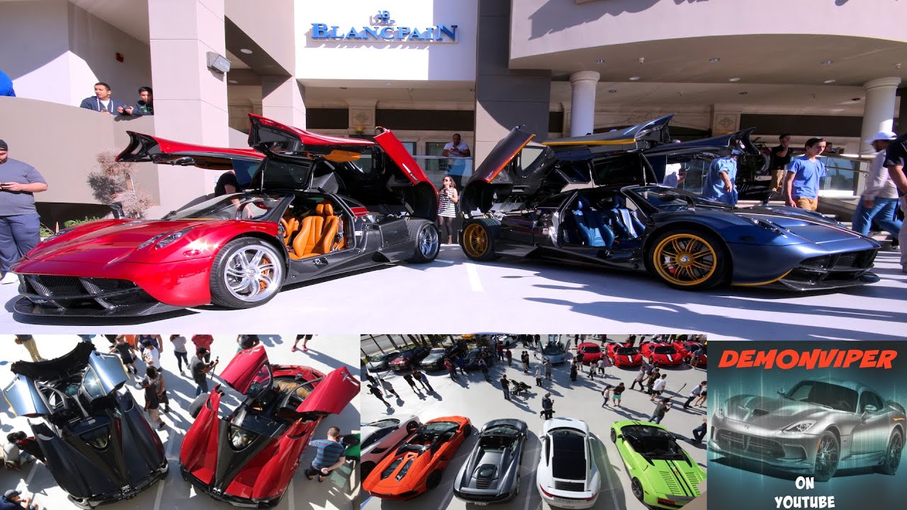 RPM EXOTIC SUPERCAR CAR MEET - Hing Wa Lee Plaza 04-16-16