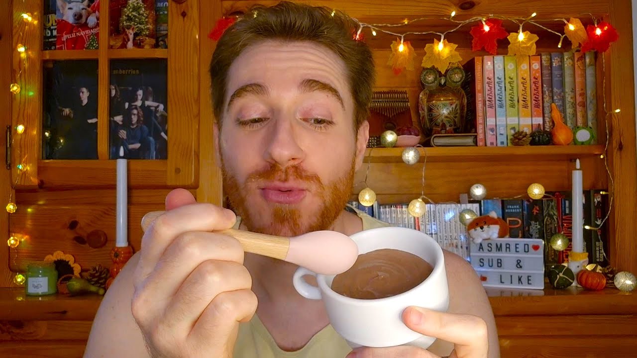 [ASMR] Mouuse Chocolate y Arroz 🍫 | Soft-Spoken. Eating sounds