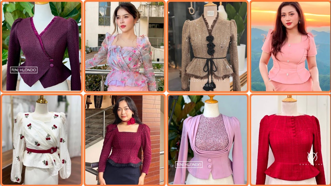 Mizo Sunday Dress Design Mizo Designer Hrang2 te kutchhuak thar ber2 te @ZoTrends 