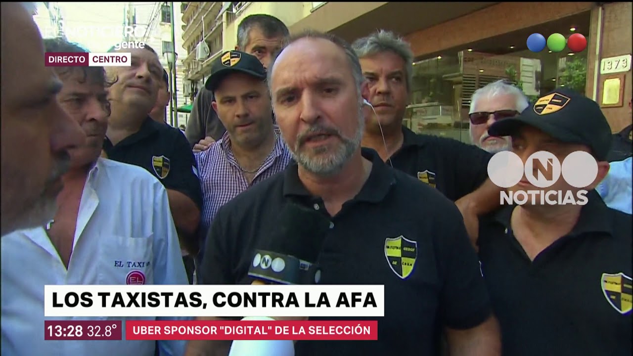 AFA firmó contrato con Uber y los taxistas estallaron - El noticiero de la gente