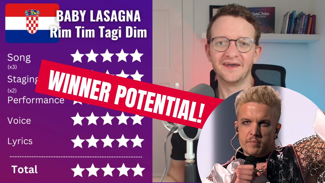 REACTING to Baby Lasagna - Rim Tim Tagi Dim - CROATIA EUROVISION 2024