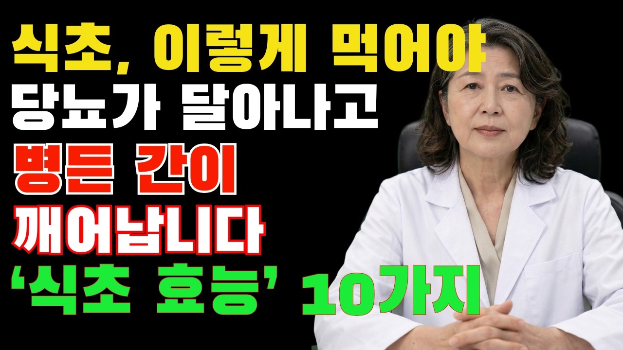 아침에 이 음식 먹으면 간이 굳습니다｜식초와 비타민 C의 놀라운 진실 | 인생이야기