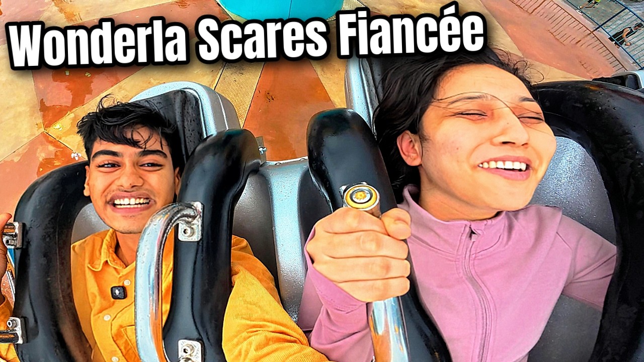 My Fiancée Takes On The Scariest Ride In Wonderla Chennai!