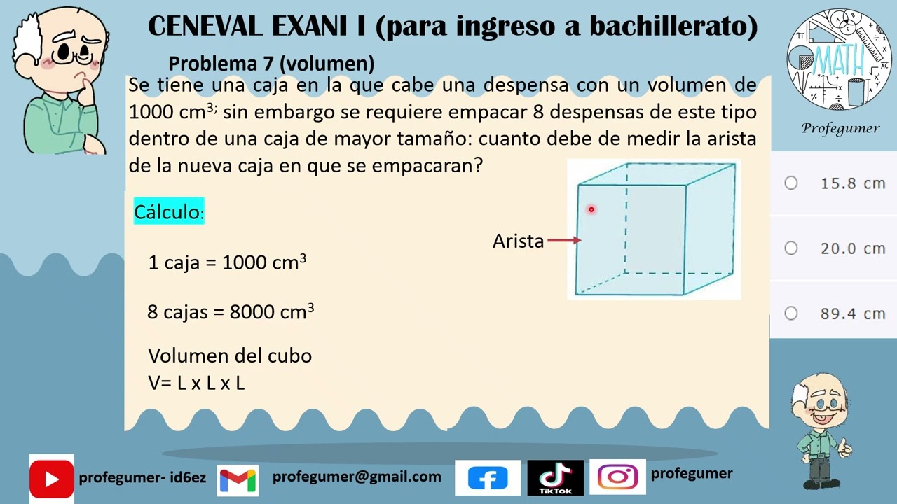 Video 7/40: [volumen] Guía de estudios para examen de admisión a bachillerato 