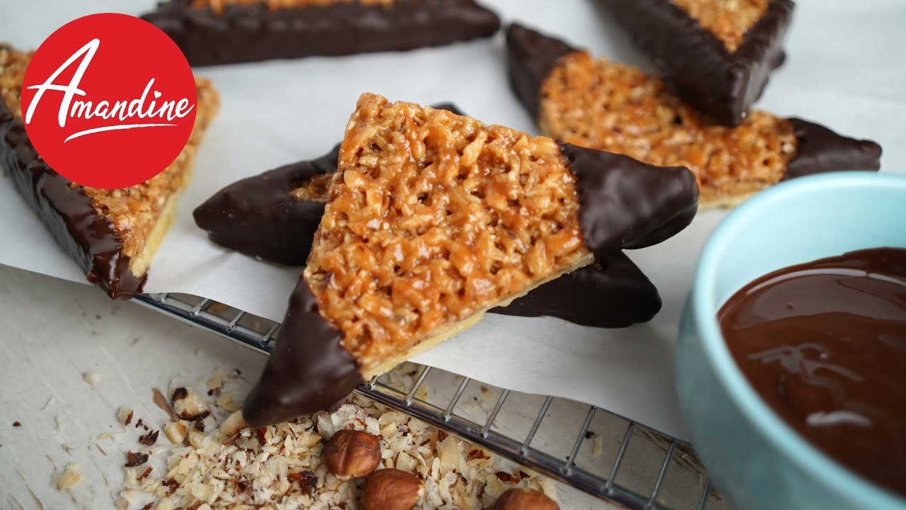 Nussecken wie vom Bäcker selber machen - das BESTE Nussecken Rezept!