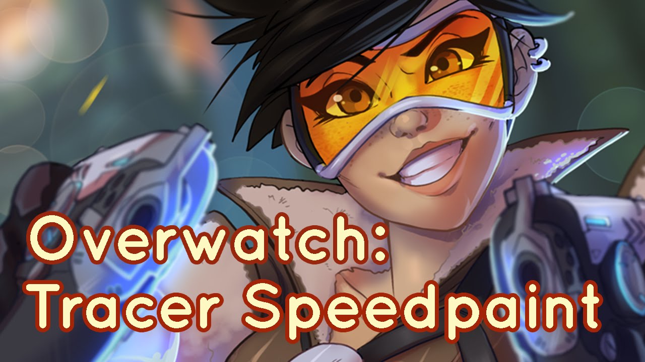 ► Speedpaint: Overwatch - Tracer - By Helixel