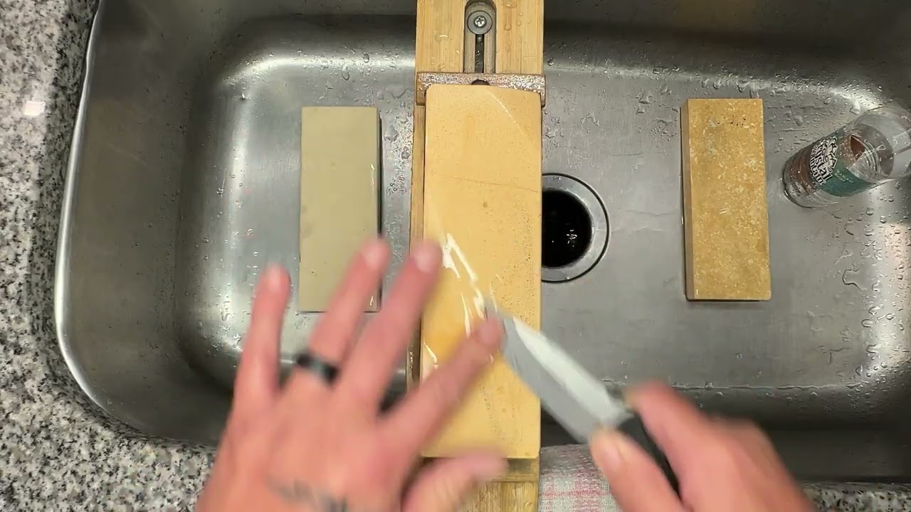 Knife Sharpening - Microtech Socom Alpha - King vs Imanishi 1/6k