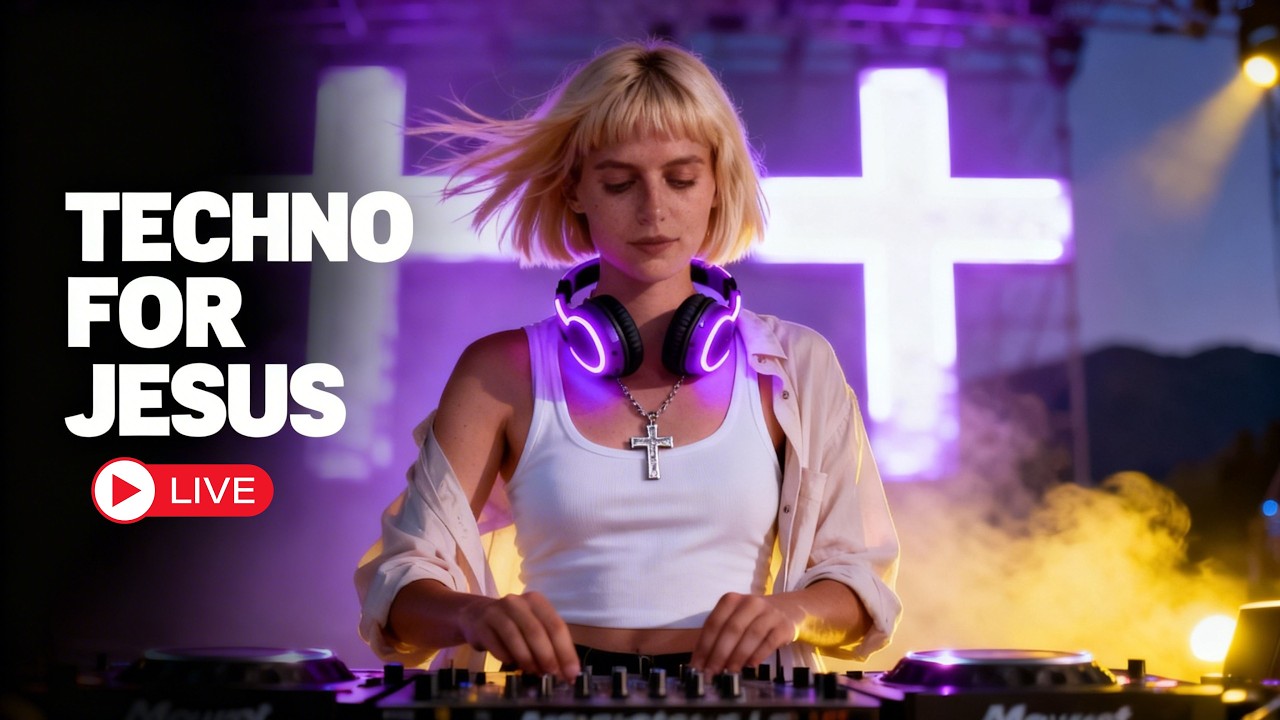 🔴 Live: TECHNO FOR JESUS ✝️ 24/7 Christian Techno Worship LIVE | Deep EDM Prayer & Focus Radio