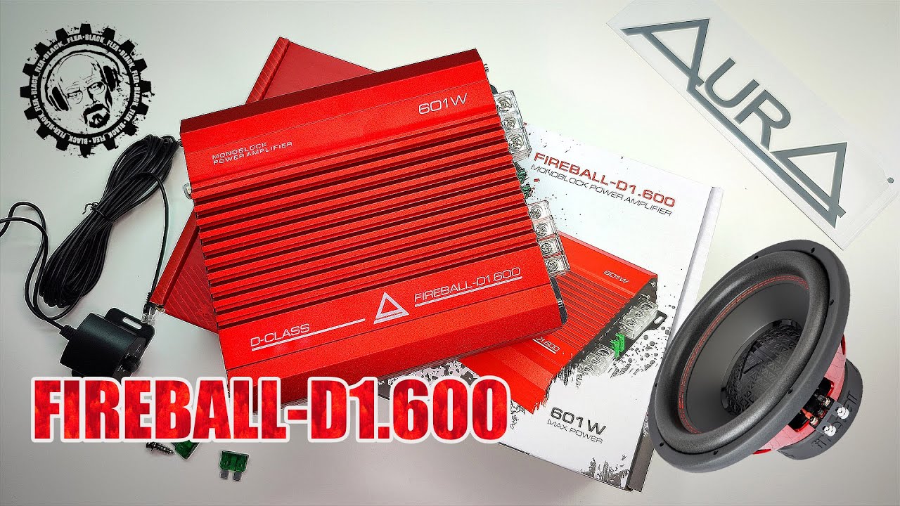 Моноблок 💥FIREBALL D1 600 💥Усилитель для сабвуфера от компании AURA⚡️