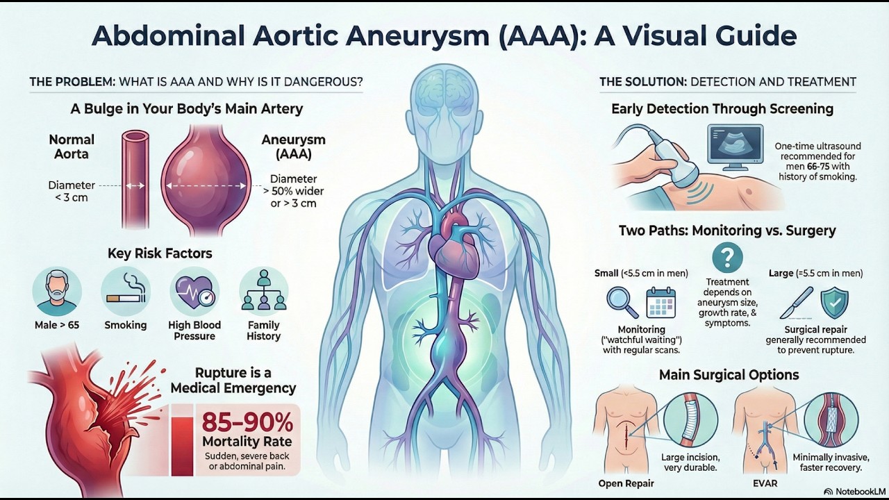 What Is Abdominal Aortic Aneurysm (AAA)? Symptoms, Risks & Treatment Options