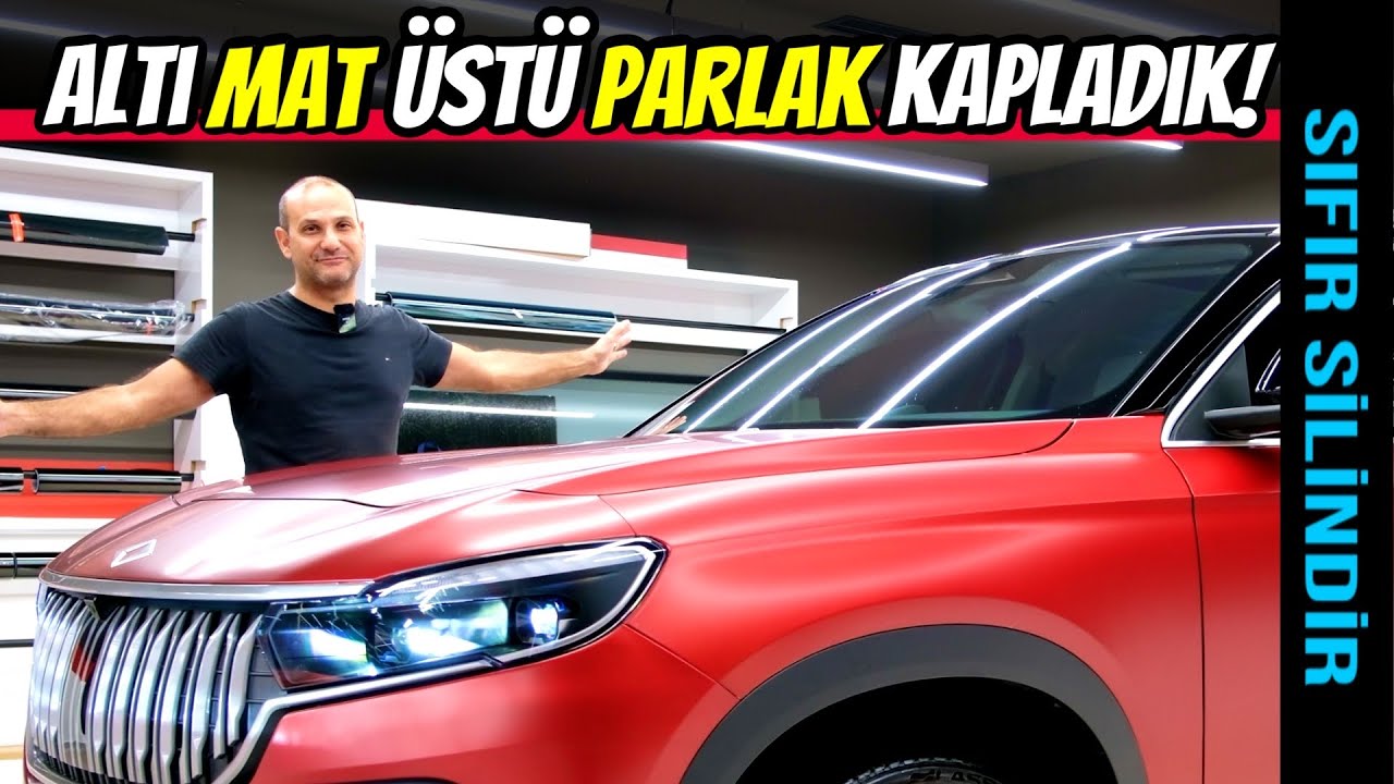 TOGG'u Kapladım | Yarısı Mat Yarısı Parlak