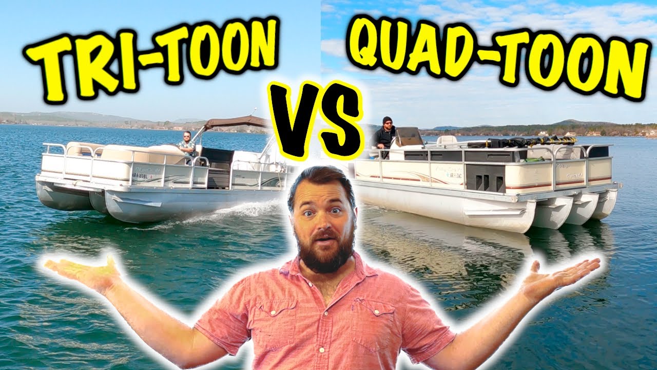4 Pontoons, 1 Boat - LAKE TEST #3!