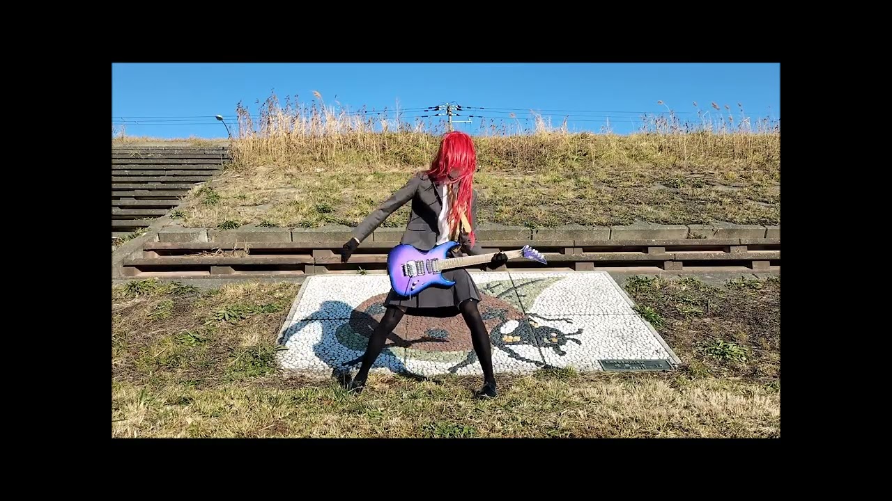 GARY MOORE & PHIL LYNOTT- Out in the Fields　cover by crossdresser