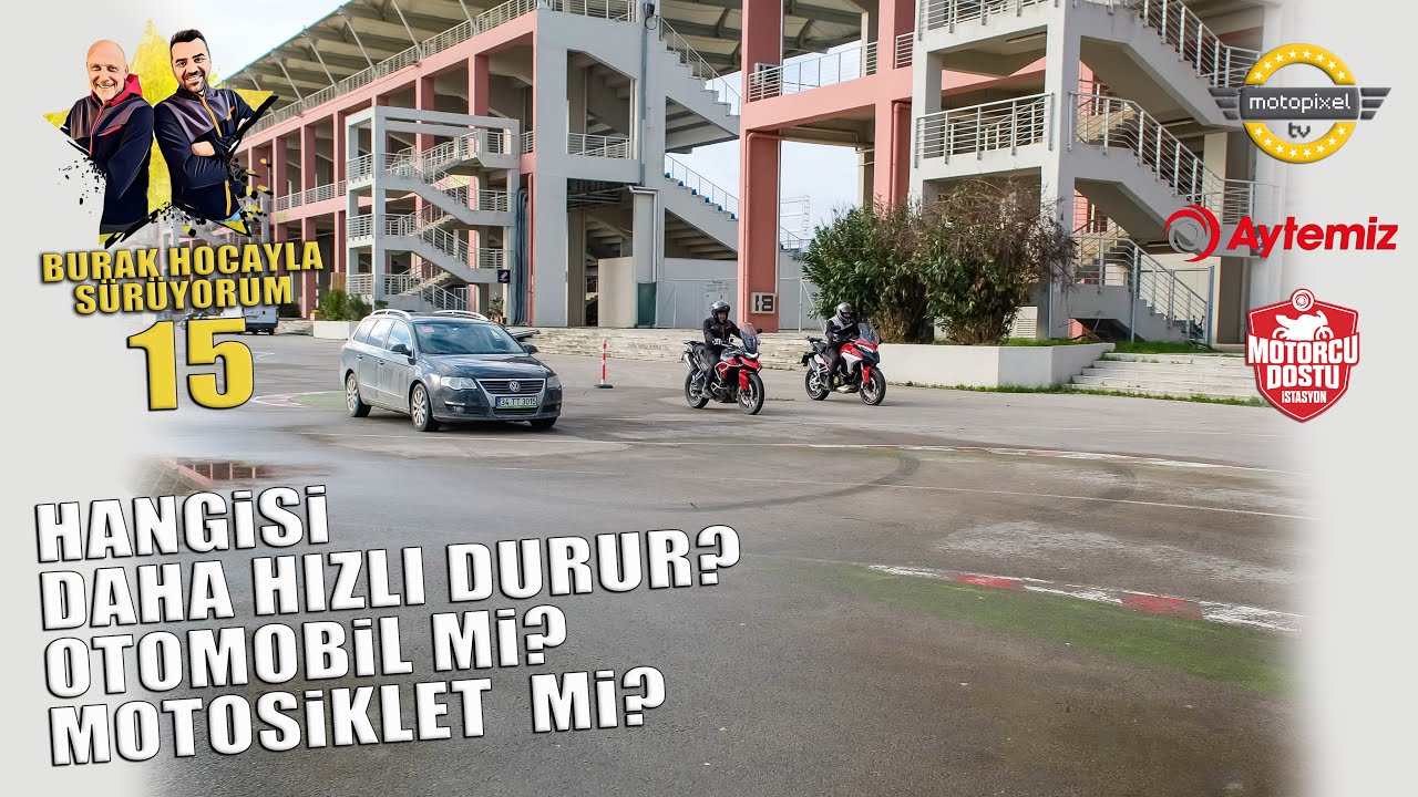 Otomobil mi Daha Hızlı Durur, Motosiklet mi?