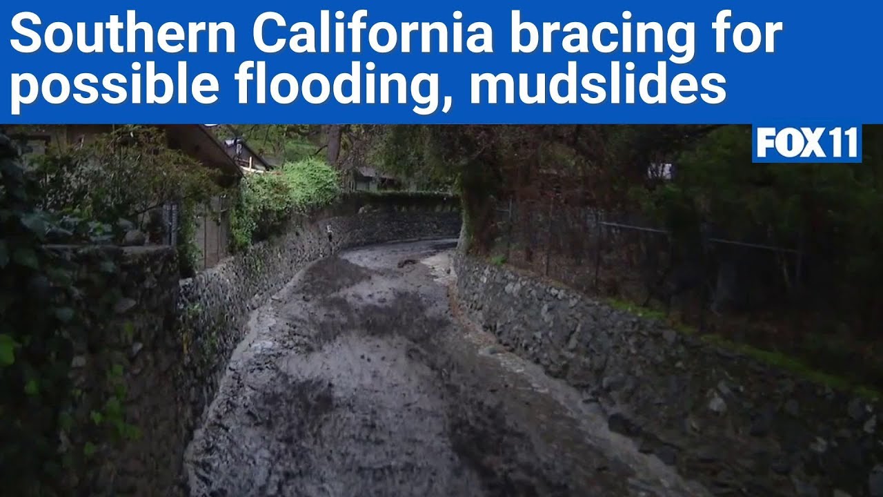 Heavy rain bringing flooding and mudslide concerns in Southern California