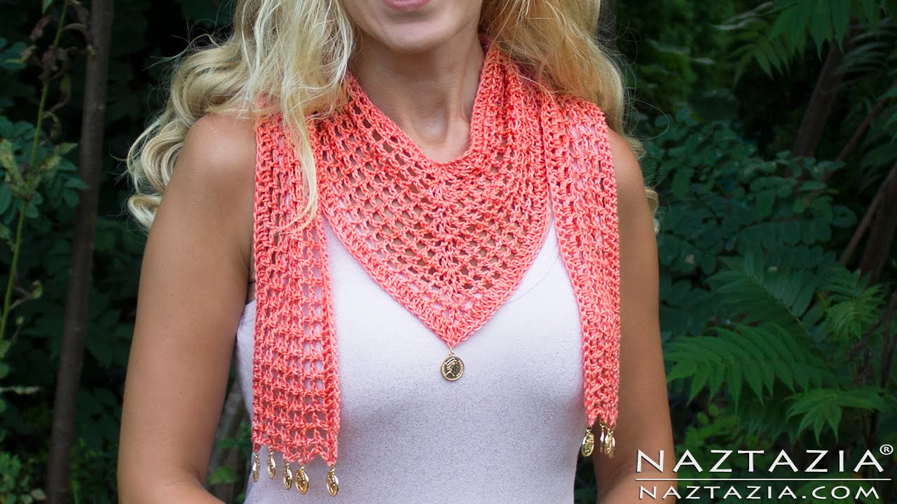 HOW to CROCHET The V SCARF - DIY Tutorial for the VScarf V-Scarf