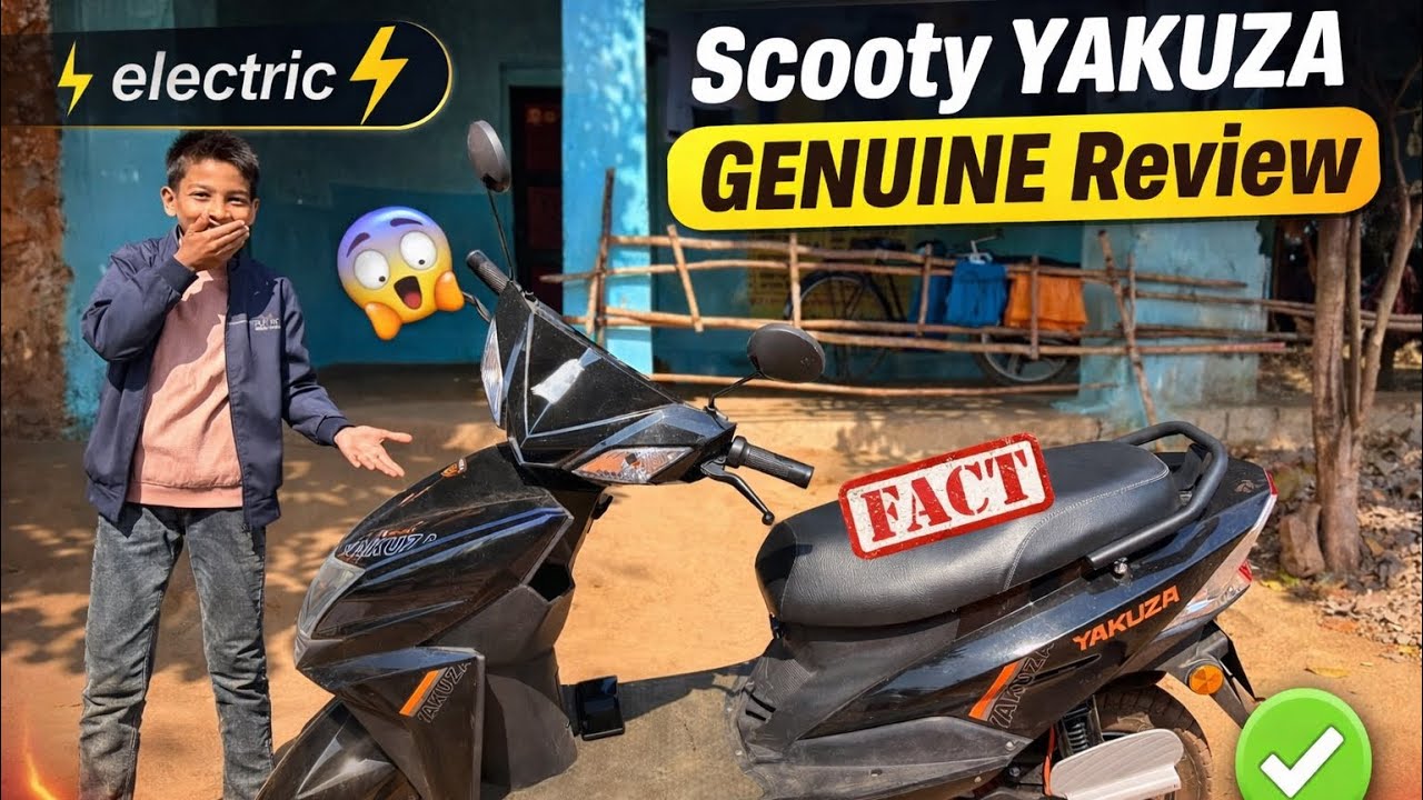 YAKUZA Ruby Electric Scooty का असली Review ⚡ | Features + Offloading टेस्ट ❤️