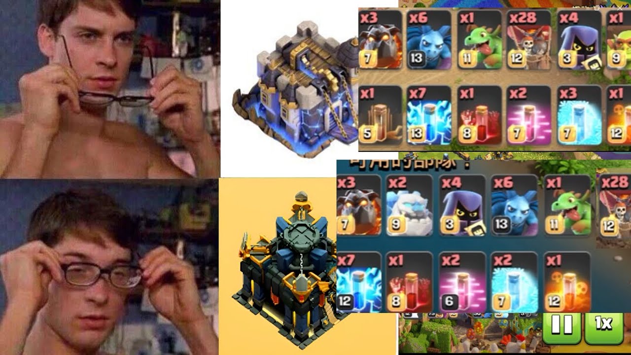 [部落衝突18&17本] CLASH OF CLANS 閃震狗球  ZAP LALO TH17&18 same same almost