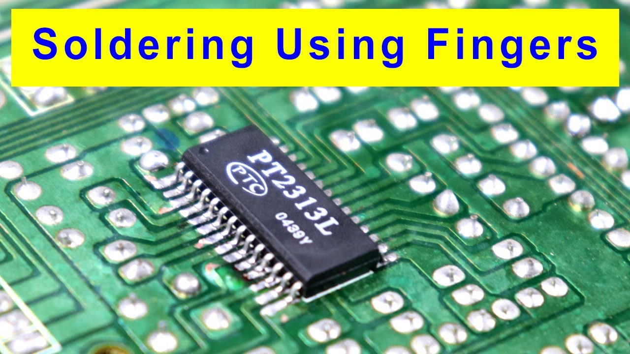 How to Soldering PT2313 Using Hands