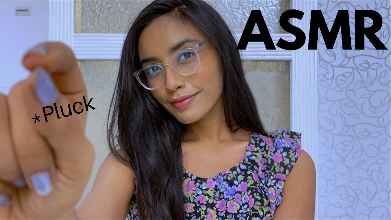 Hindi ASMR ~ Plucking Your Negative Energy | Face Touching, Mouth Sounds, Hand Movements