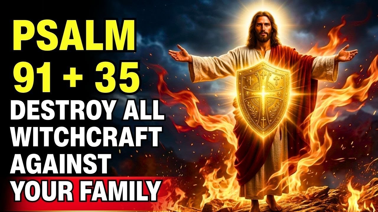 🔥 Psalm 91 + 35 (7 Times): BURNS Every Altar of Witchcraft Against Your Family Today