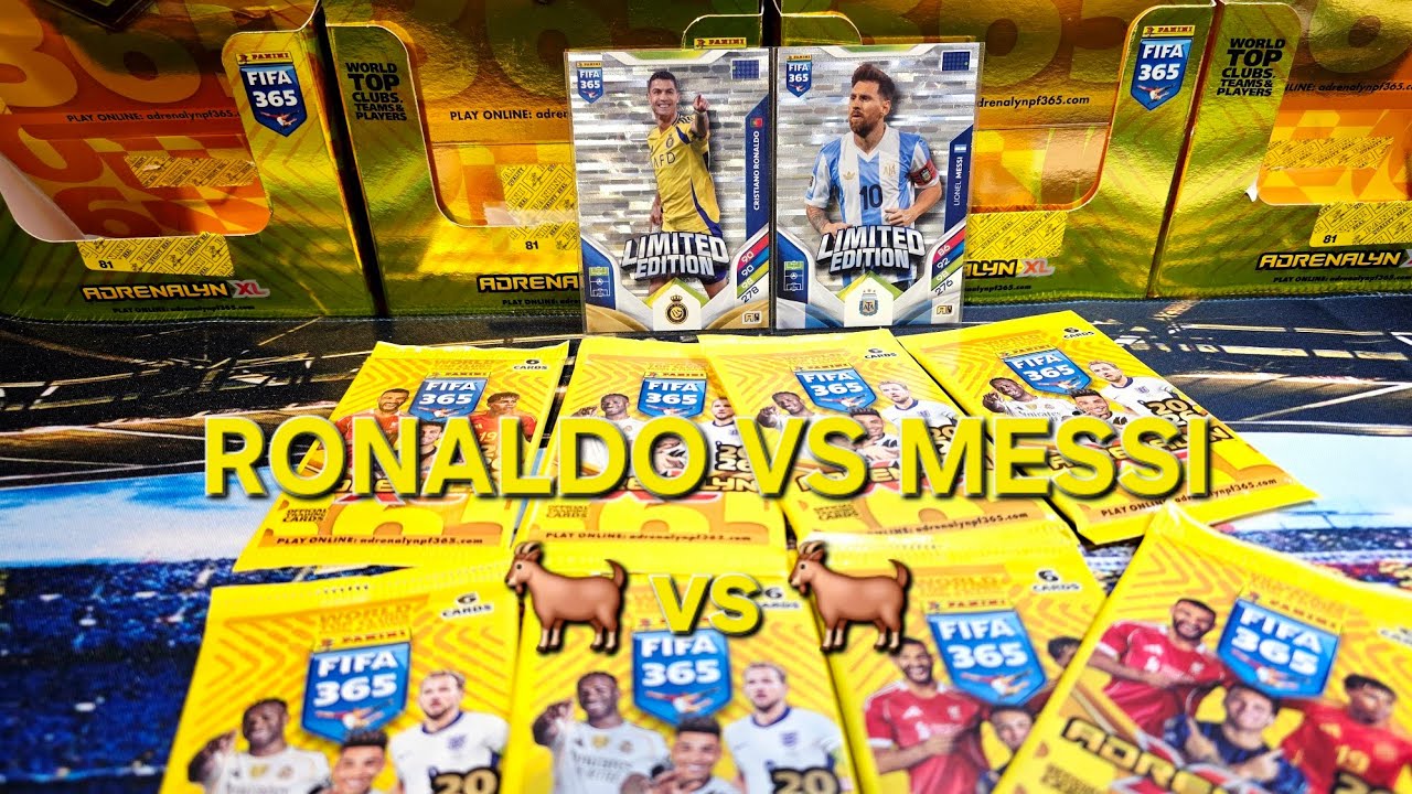 ⚽🐐 MESSI VS RONALDO 🐐⚽POJEDYNEK LEGEND PIŁKI NOŻNEJ! PANINI FIFA 365 2026 KARTY PIŁKARSKIE DANIELOS