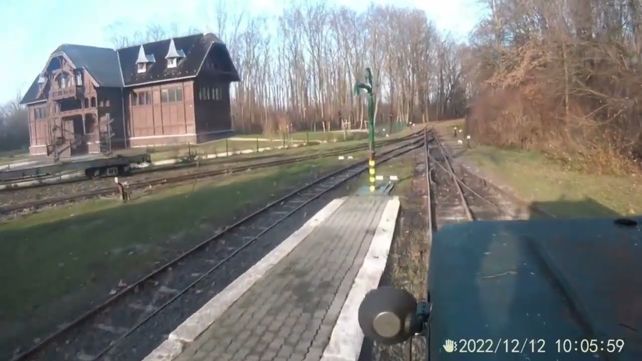 2022 Railcam Gemenci kisvasút Pörböly - Gemenc dunapart 4x gyorsítás