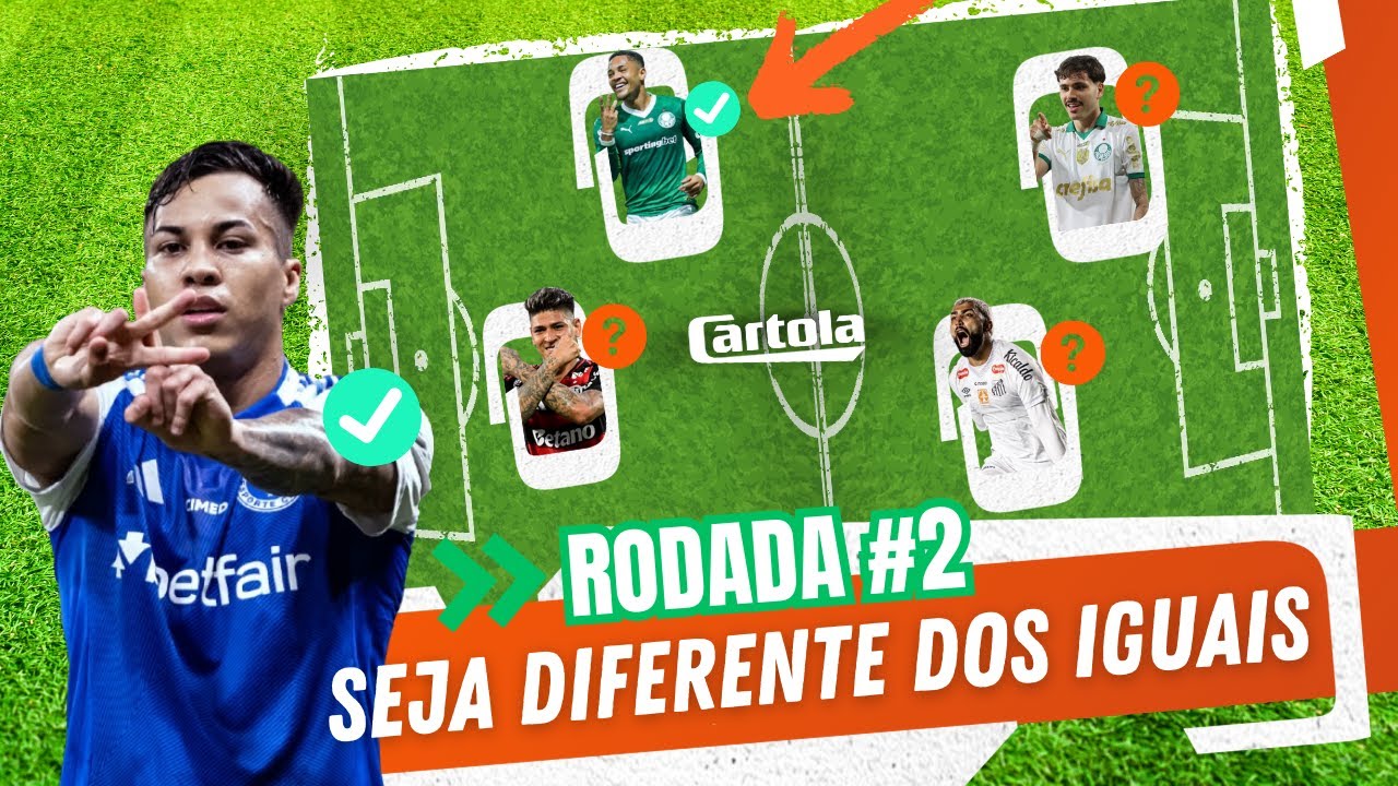 GANHE 9,3 CARTOLETAS! 🚀 DICAS E ESCALA&Ccedil;&Atilde;O RODADA 02 | CARTOLA FC 2026