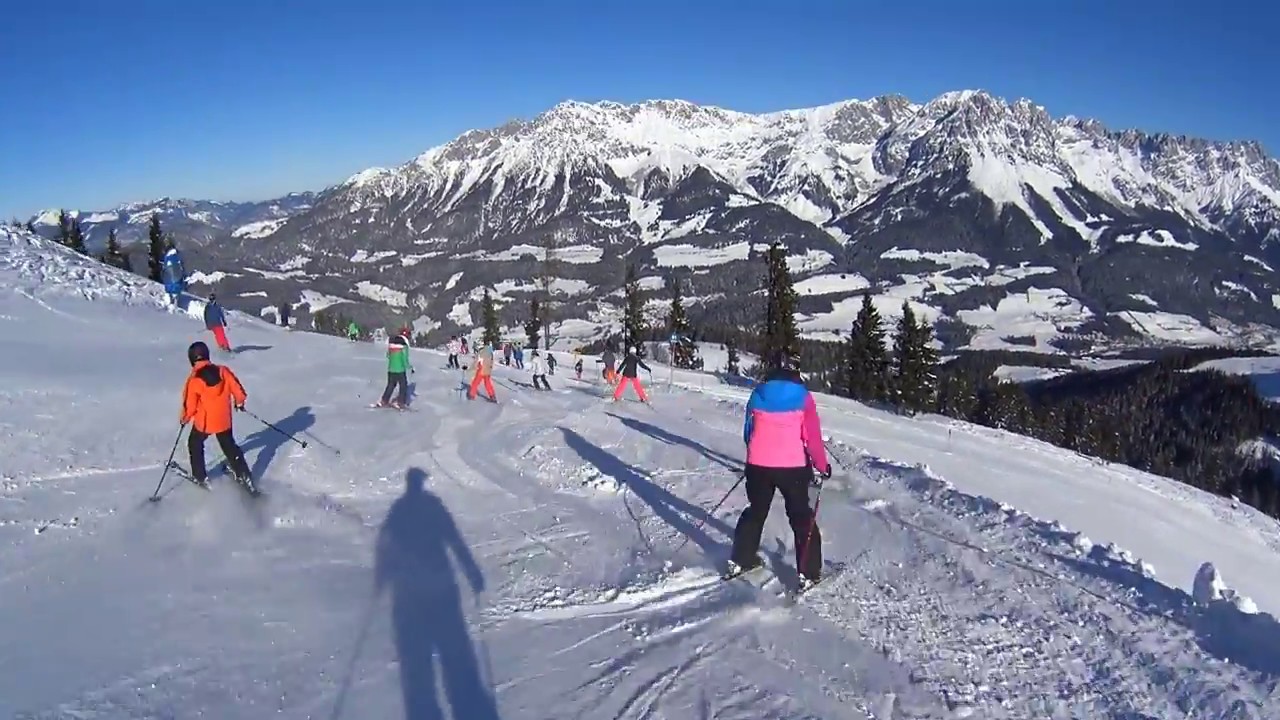 scheffau talabfahrt wilder kaiser tirol