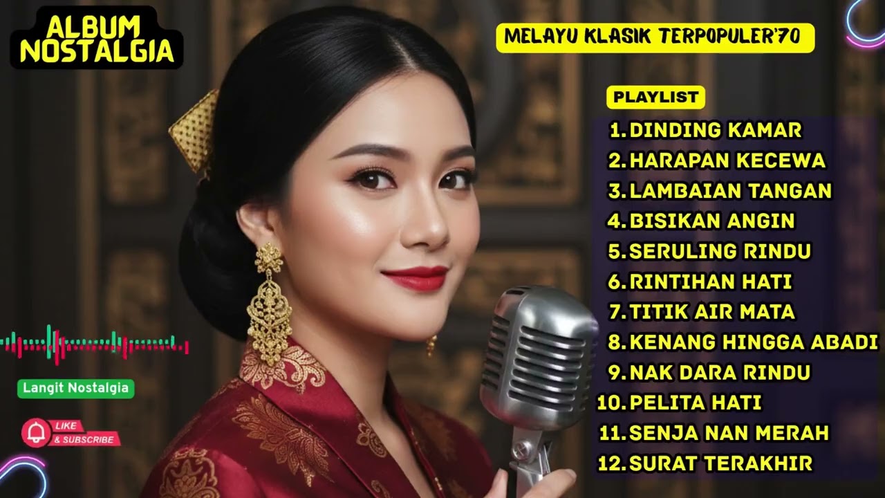 💔DINDING KAMAR JADI TEMAN SEPI ! 🎵 BEST HITS MELAYU KLASIK 70-AN