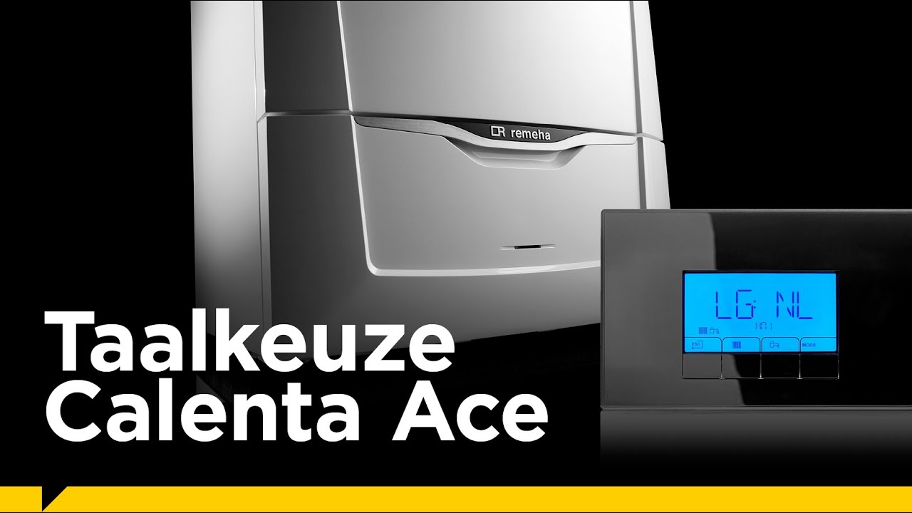 Taalkeuze Calenta Ace