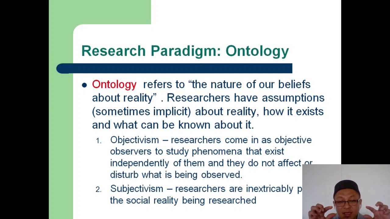 Research Paradigm (Interpretivism, Positivism & Pragmatism)