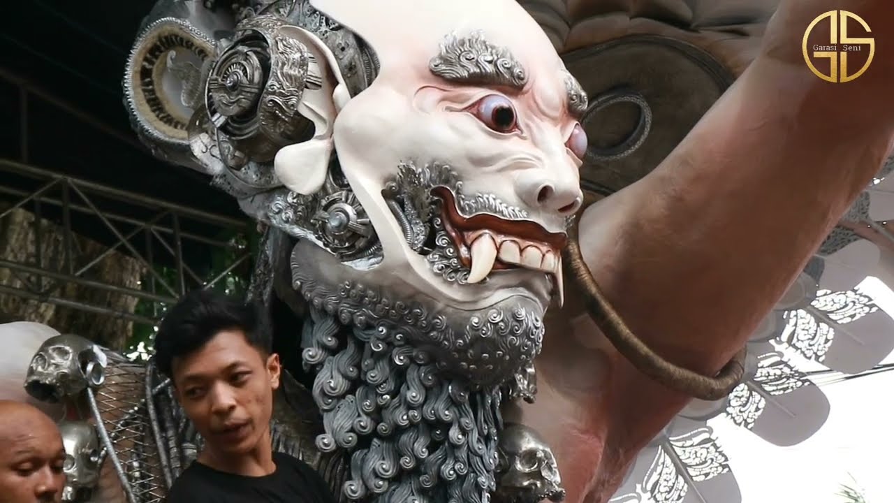 MENEGANGKAN ‼️ PROSES PEMASANGAN KEPALA OGOH-OGOH KI AI NIRNUR BR. GEMEH 2025