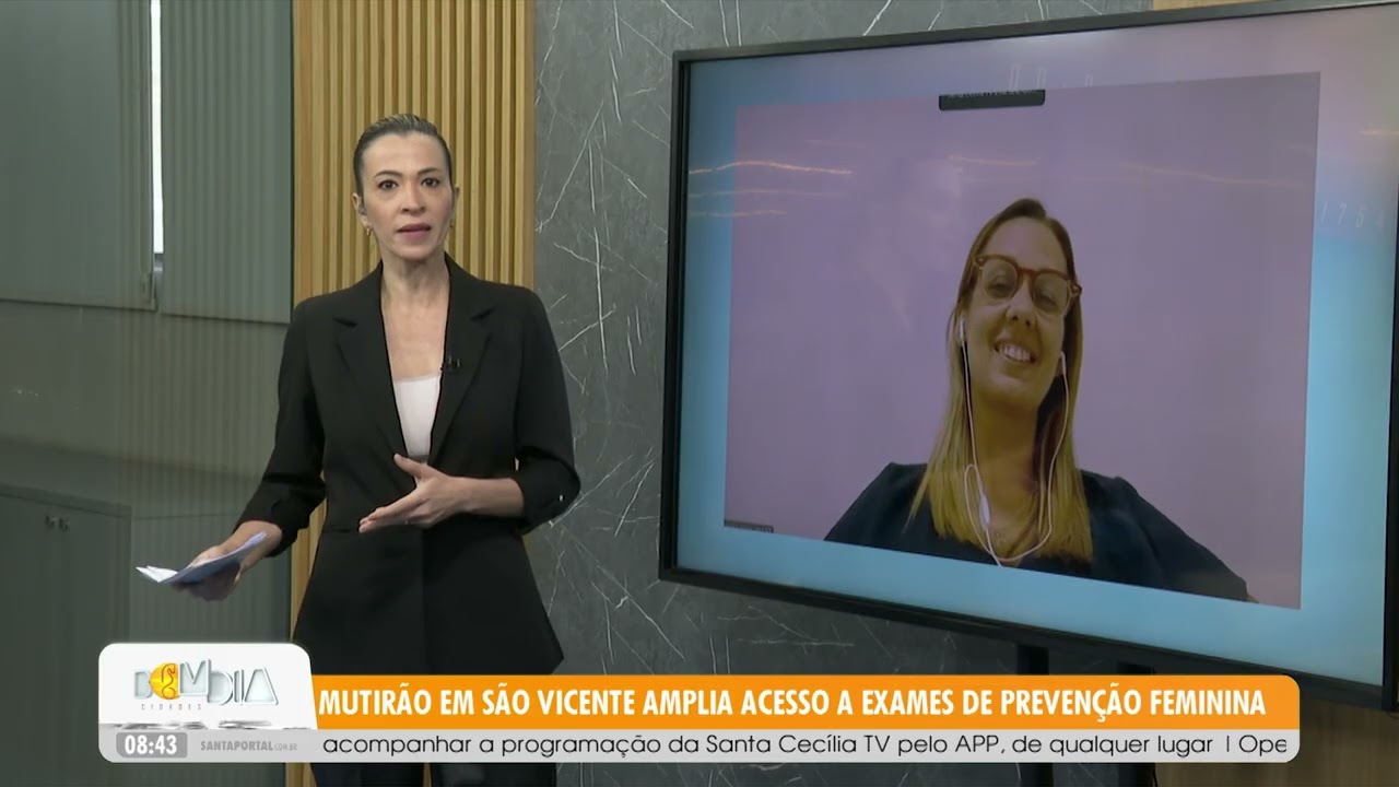 Mutirão em São Vicente amplia acesso a exames de prevenção feminina - 13/03/26