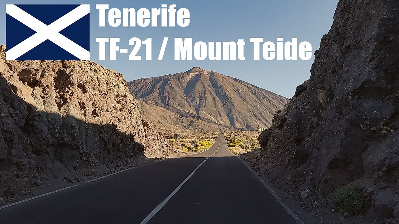 Driving TF-21 / El Retamar / Mount Teide, Tenerife