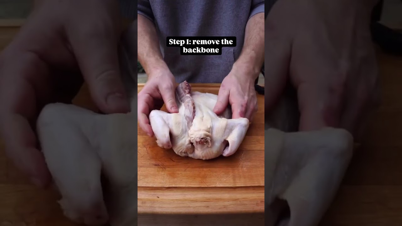 This is how to spatchcock a chicken 🐓 See anything you do differently? Let me know in the