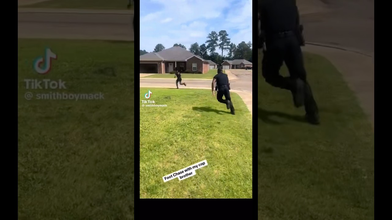 Foot Chase With My Cop Brother
