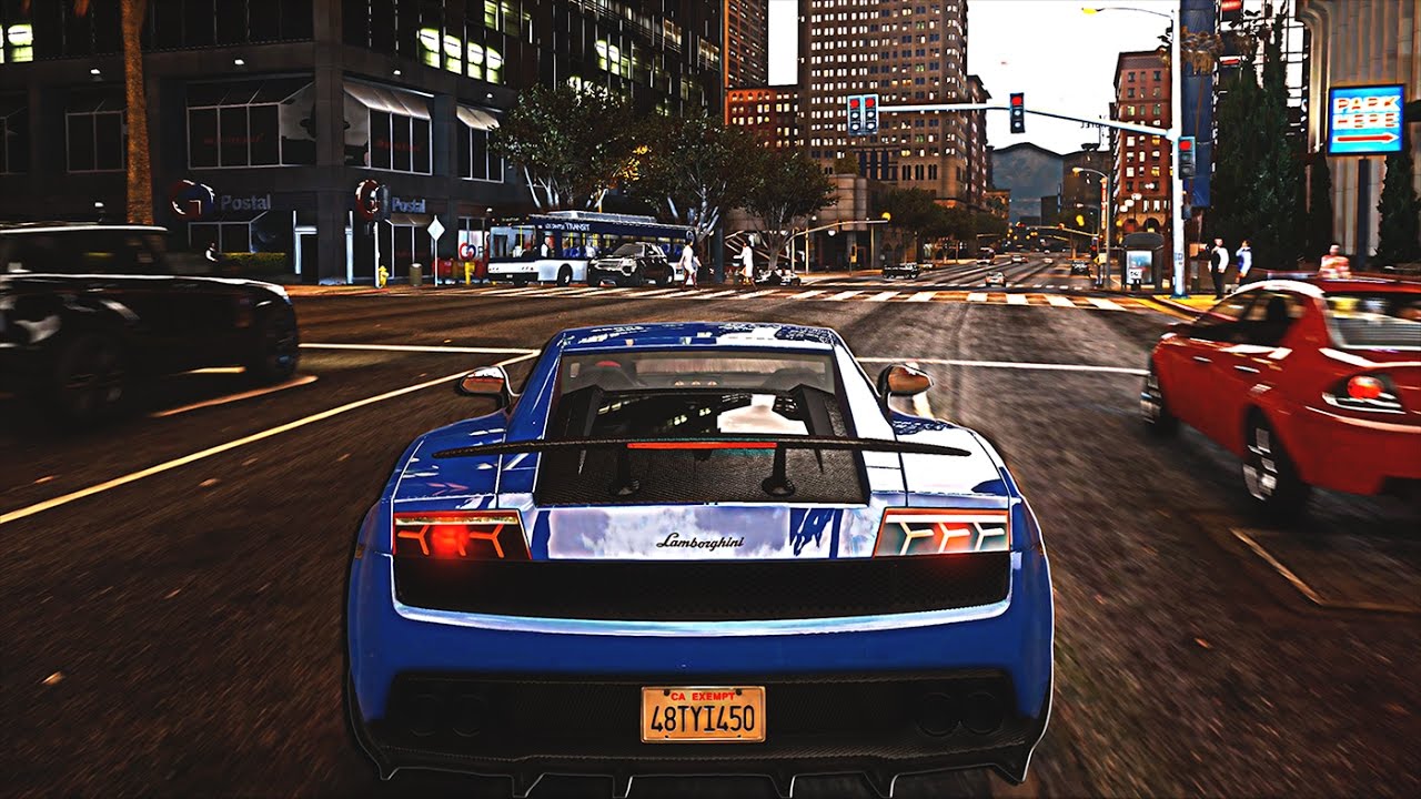 GTA 6 BETA GRAPHICS - REDUX ULTRA REALISTIC 4K 60 FPS Gameplay - Lamborghini Gallardo
