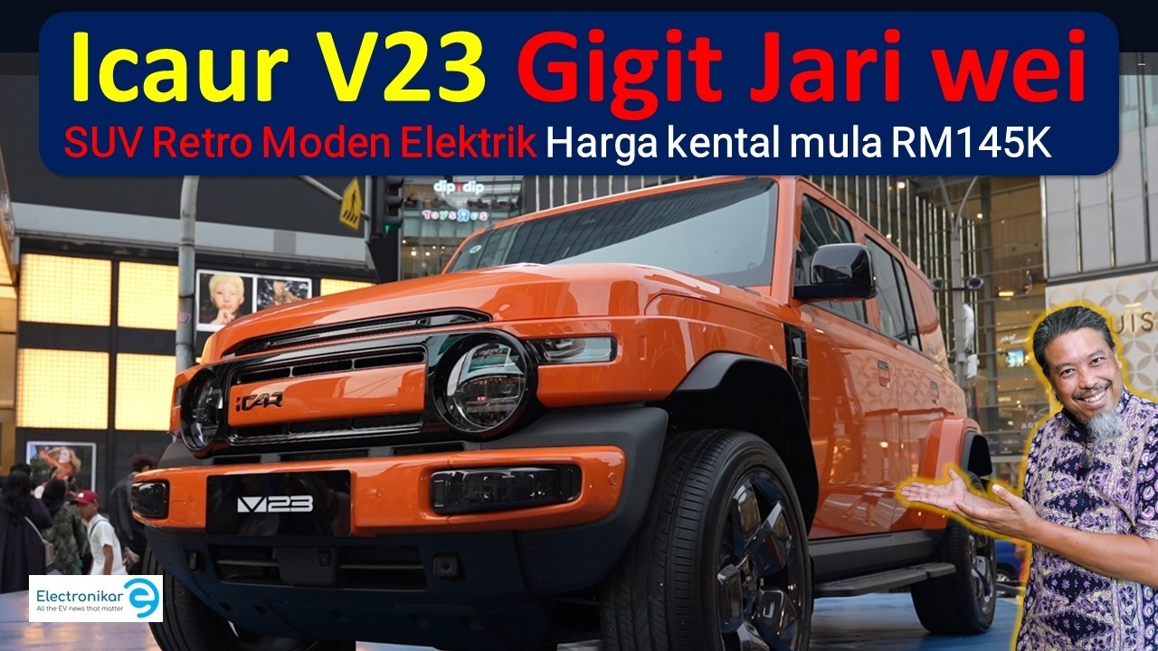 iCaur V23 EV Malaysia: Harga dianggar bemula RM145K – SUV Retro-Futuristik Paling Best?