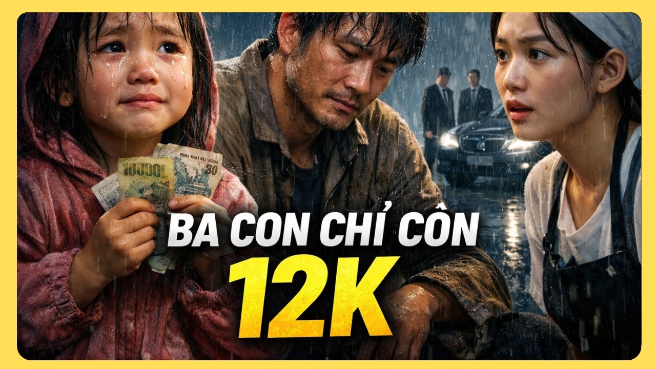 Cô Bán Cháo Thương Hai Cha Con Nghèo… Đến Khi Xe Sang Đến Đón Người Cha Thì Cô Chết Lặng