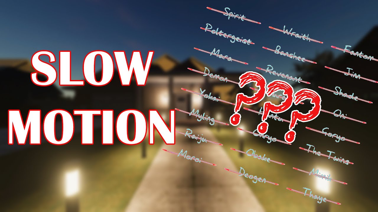 SLOW MOTION CHALLENGE - czyli TŁUMACZĘ jak radzić sobie BEZ DOWODÓW!  |  Phasmophobia
