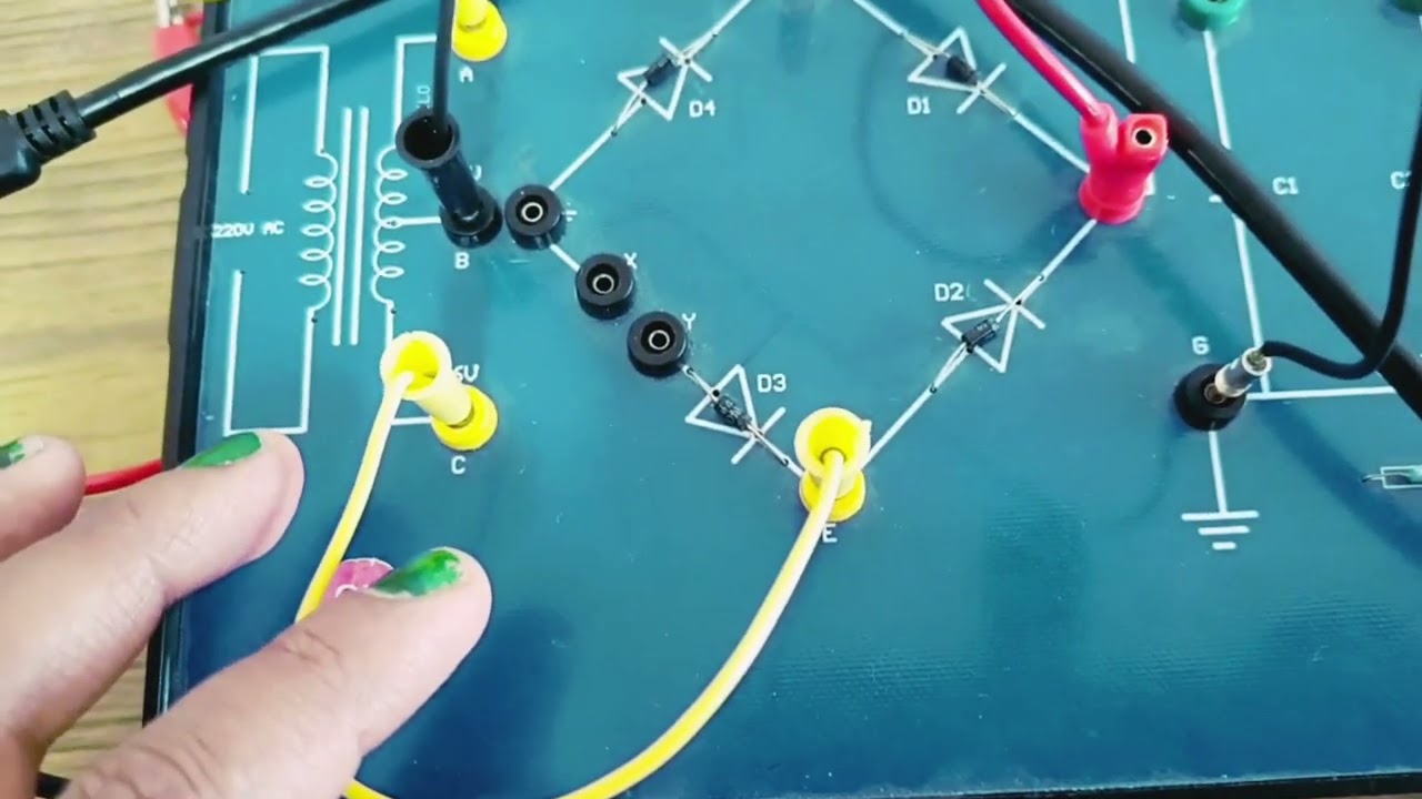 Full wave Rectifier lab experiment|| Basic Electronics Lab#engineering #engineeringlab
