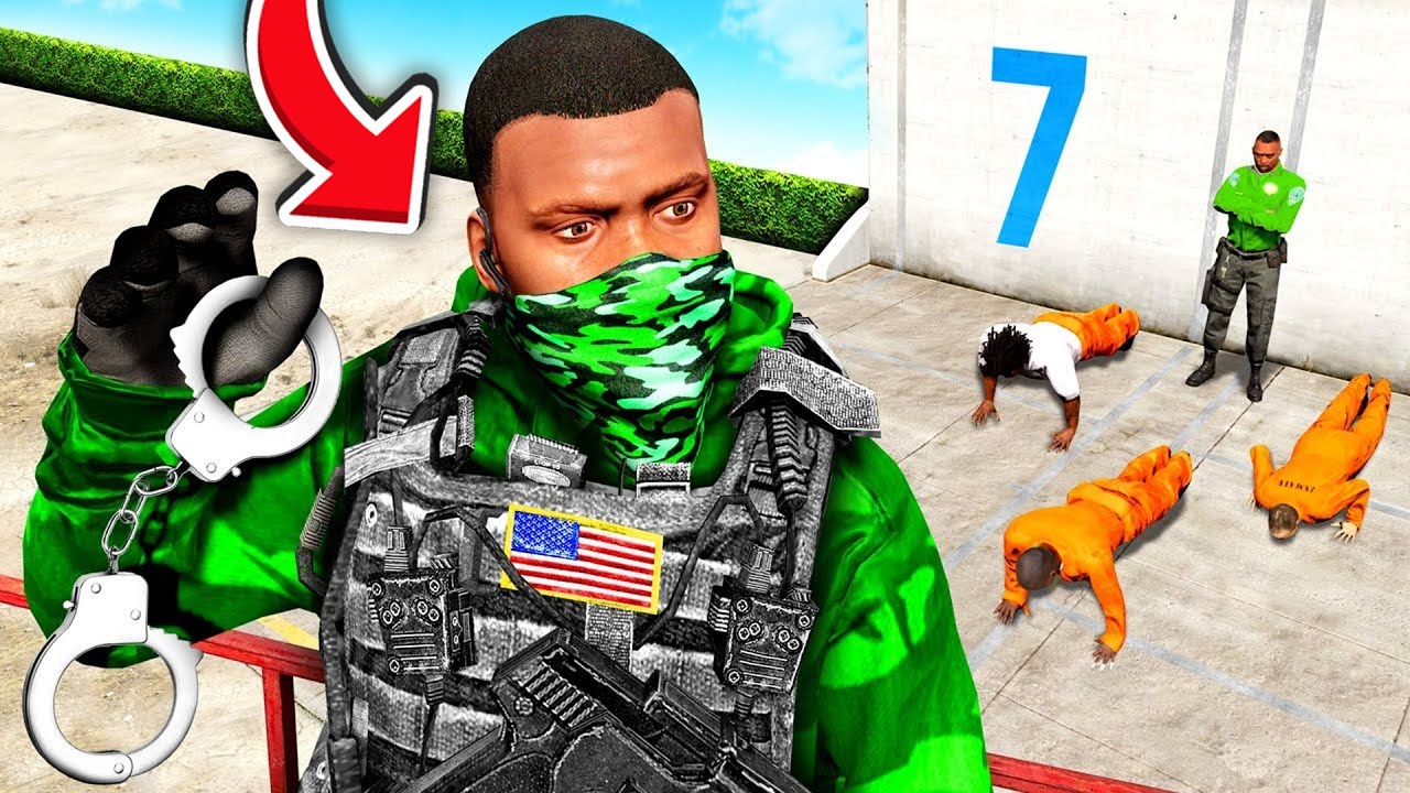 משחק בתור המפקד של הכלא בGTA V!